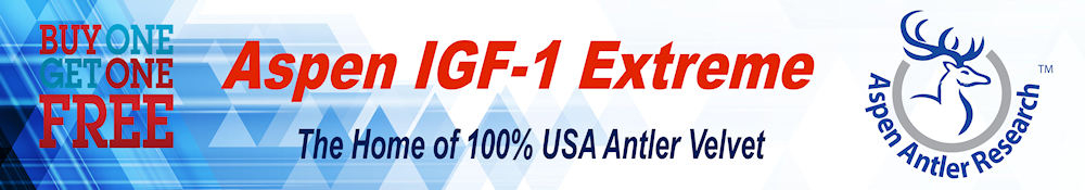Aspen IGF-1 Extreme 100% USA Antler