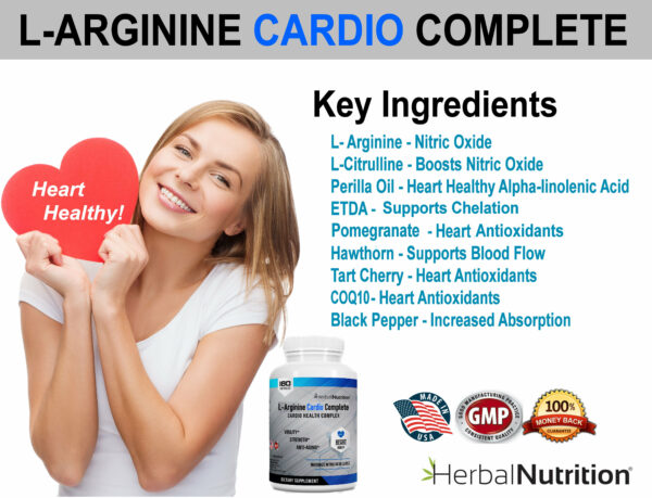 L-Arginine Cardio Complete Key Ingredients