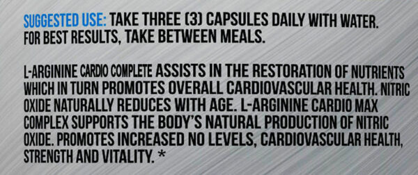 L-Arginine Directions