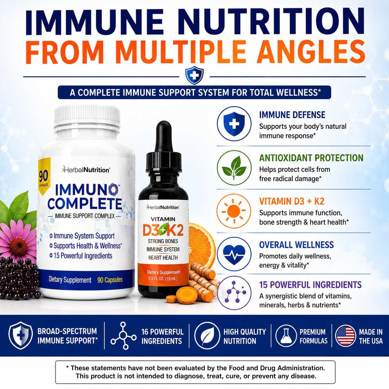 Immune Combo Two Synergistic Supplements
