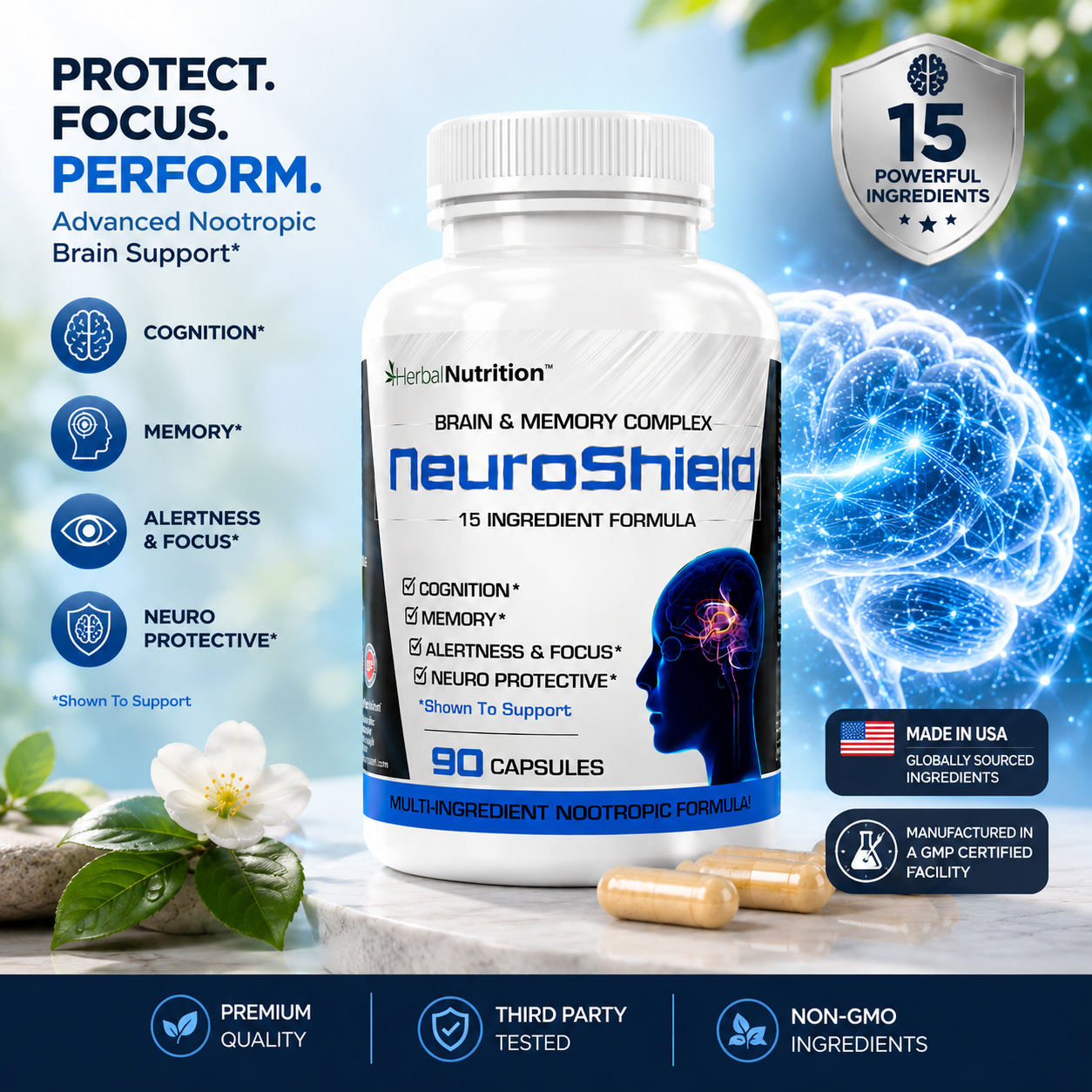 Neuroshield Brain & Memory Supplement