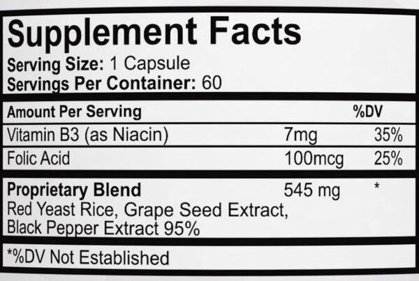 Restore Supplement Facts