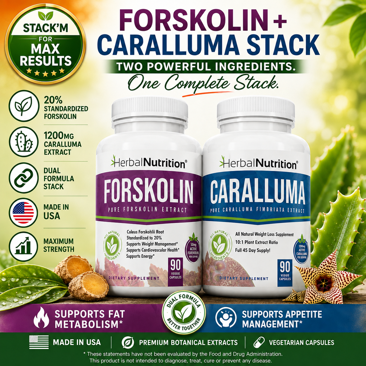 Stack - Caralluma & Forskolin