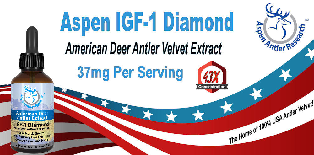 Aspen Diamond USA Deer Antler Velvet