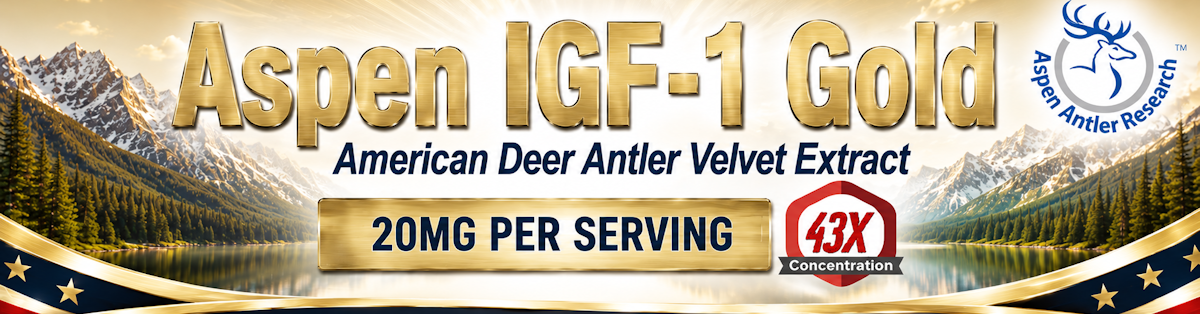 Aspen Deer Antler Velvet Extract Gold