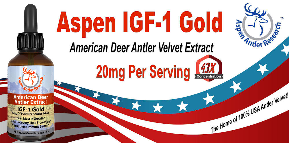 Aspen Gold Deer Antler Velvet Extract