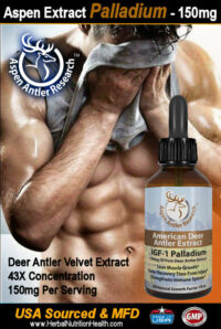 Aspen Palladium Deer Antler Velvet for Bodybuilders