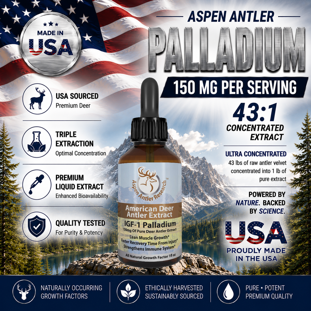 Aspen Extract Palladium 150mg