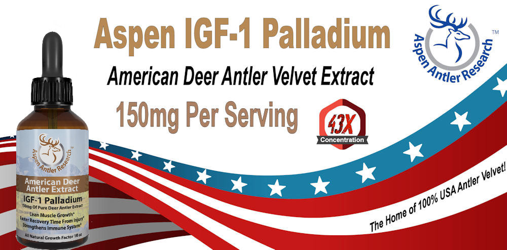 Aspen Palladium USA Deer Antler Velvet