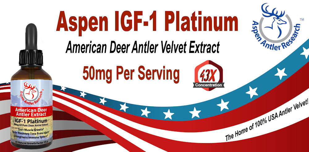 Aspen Platinum USA Deer Antler Extract