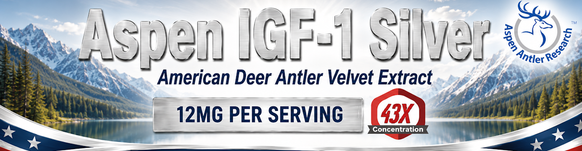 Aspen Deer Antler Velvet Extract Silver