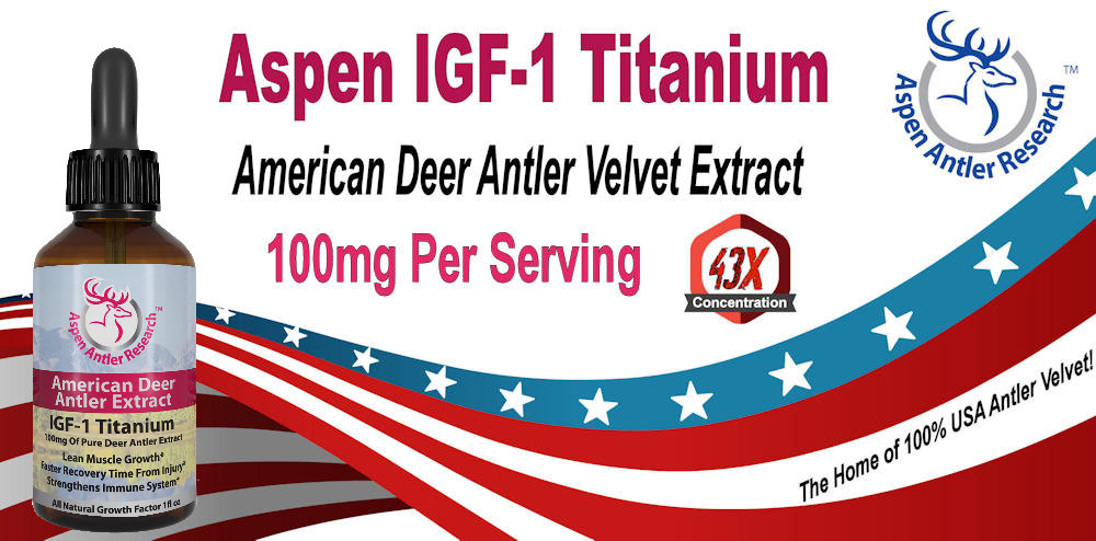 Aspen Titanium USA Deer Antler Velvet 