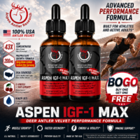 Aspen IGF-1 Max Deer Antler Velvet Spray Formula