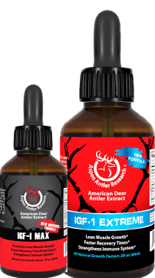 Aspen IGf-1 Deer Antler Velvet Products Spray Formulas