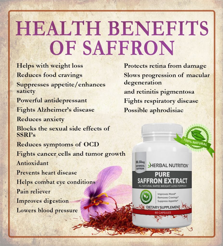 Saffron Extract Health Benefits