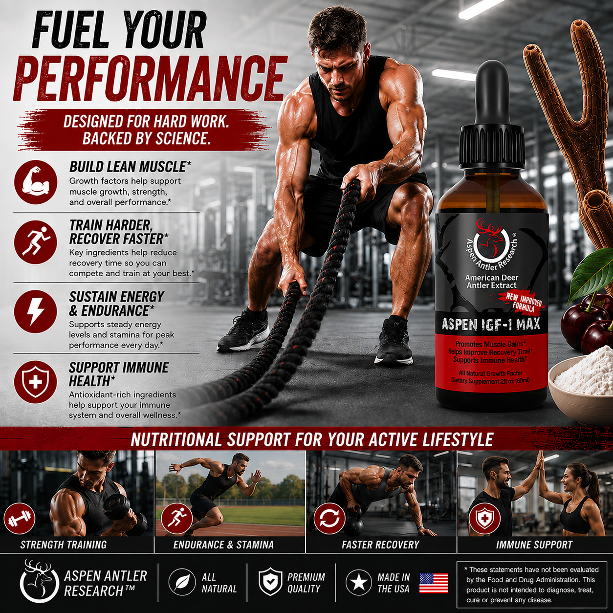Aspen IGF-1 Max Fuel Your Performance