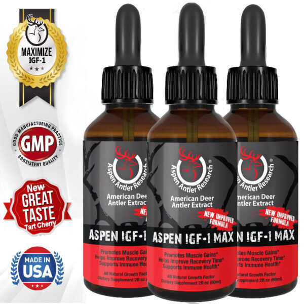 Aspen IGF-1 Max 3 Bottles