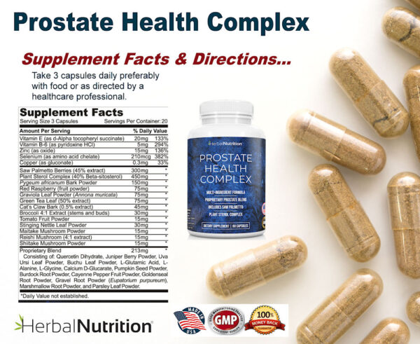Prostate Health Complex Facts
