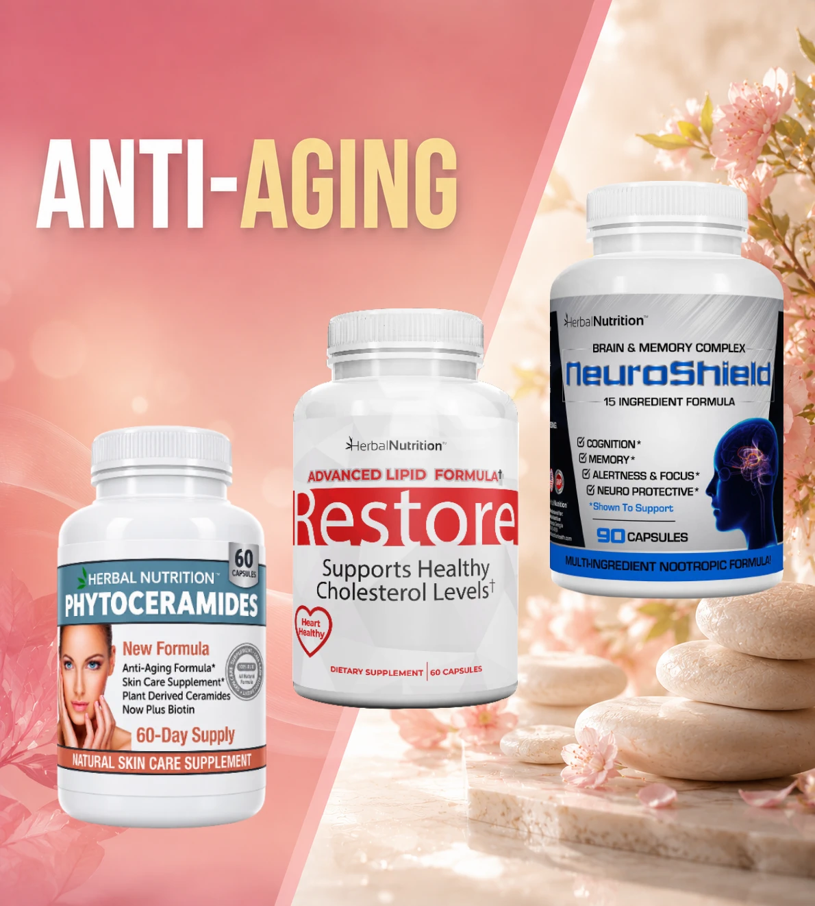 Herbal Nutrition Anti-Aging Products