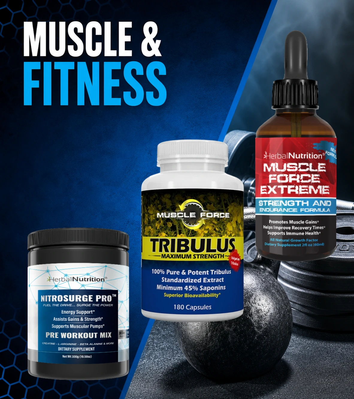 Herbal Nutrition Muscle Fitness Products
