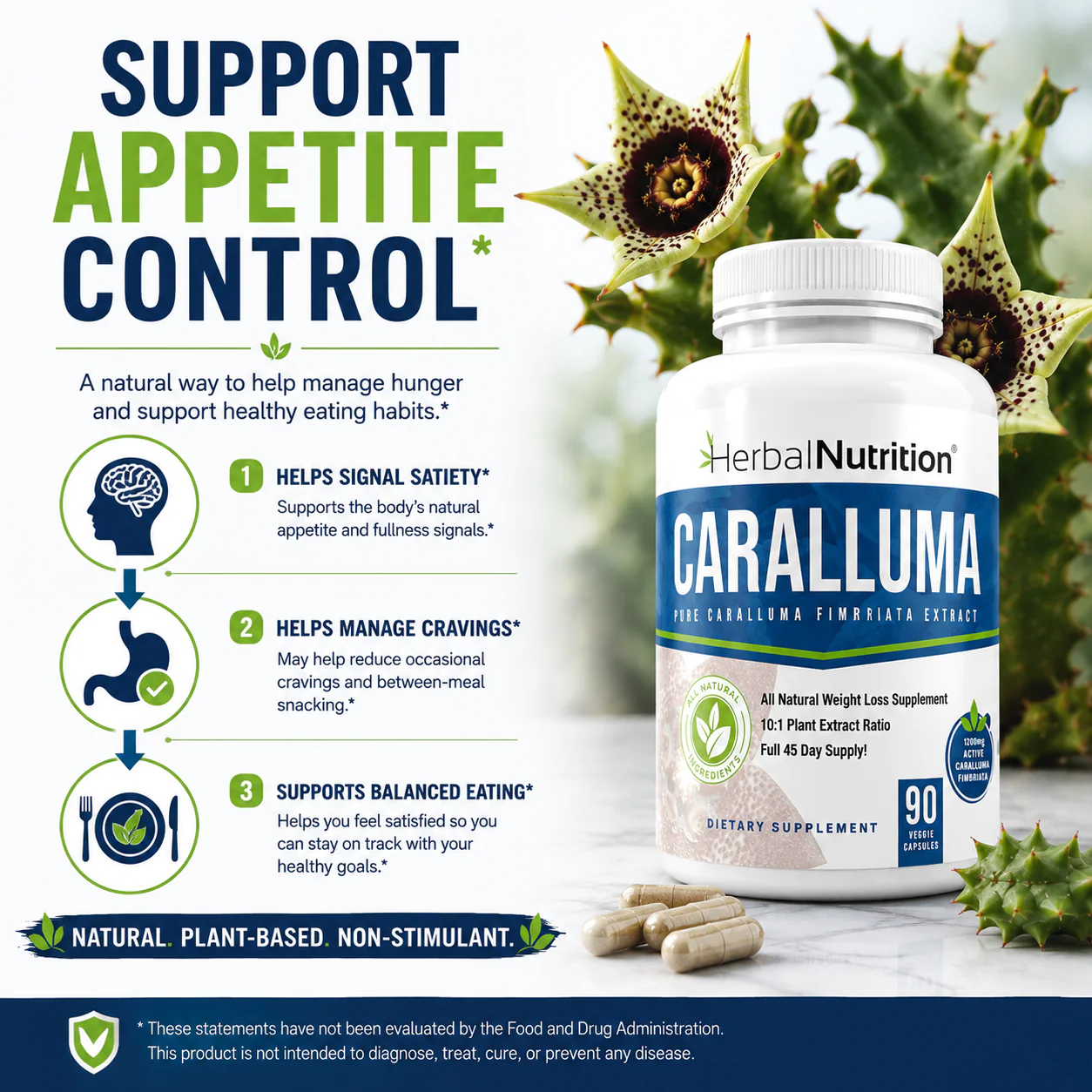 Caralluma for appetite control