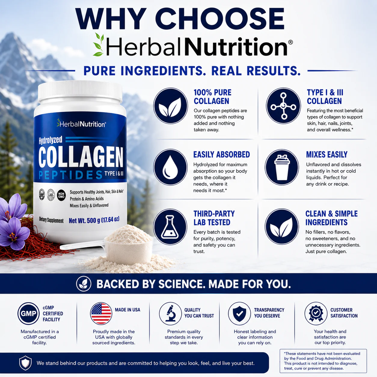 Why Choose Herbal Nutrition Collagen Powder