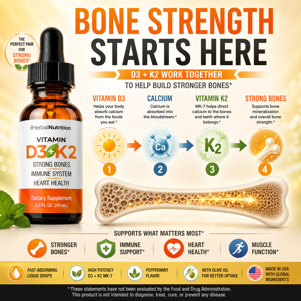 D3 K2 Bone Health