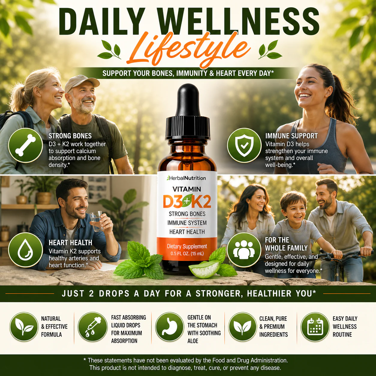 Vitamin D3 K2 Liquid Drops