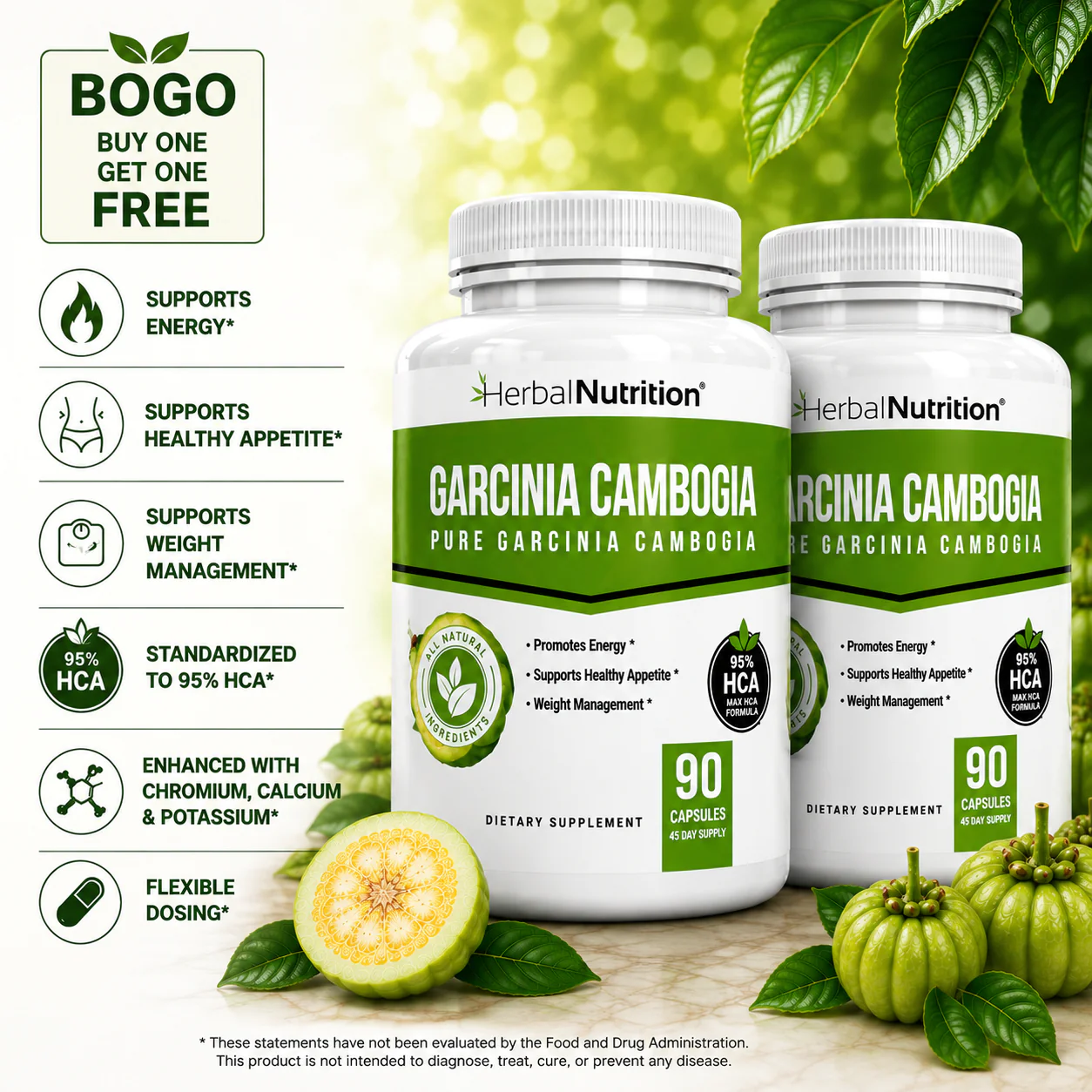 Garcinia Cambogia Two Bottle Pack