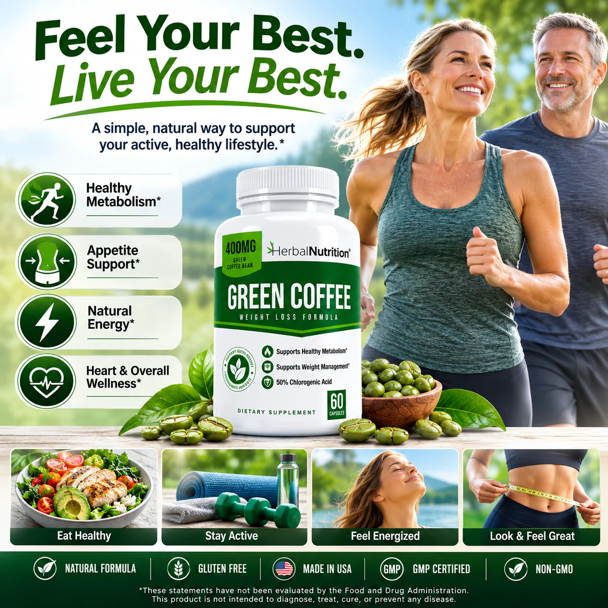 Green Coffee Bean Live Your Best Life