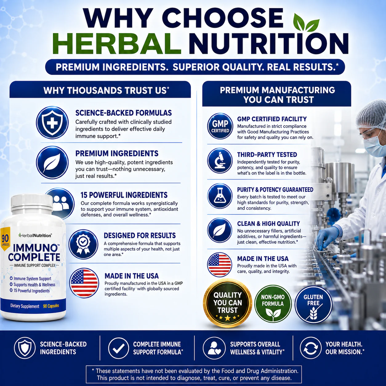 Immuno Complete Immune Support Supplement