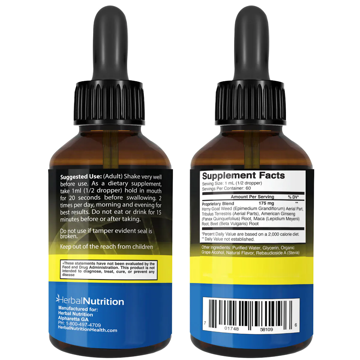 Muscle Force Max Back of Bottles