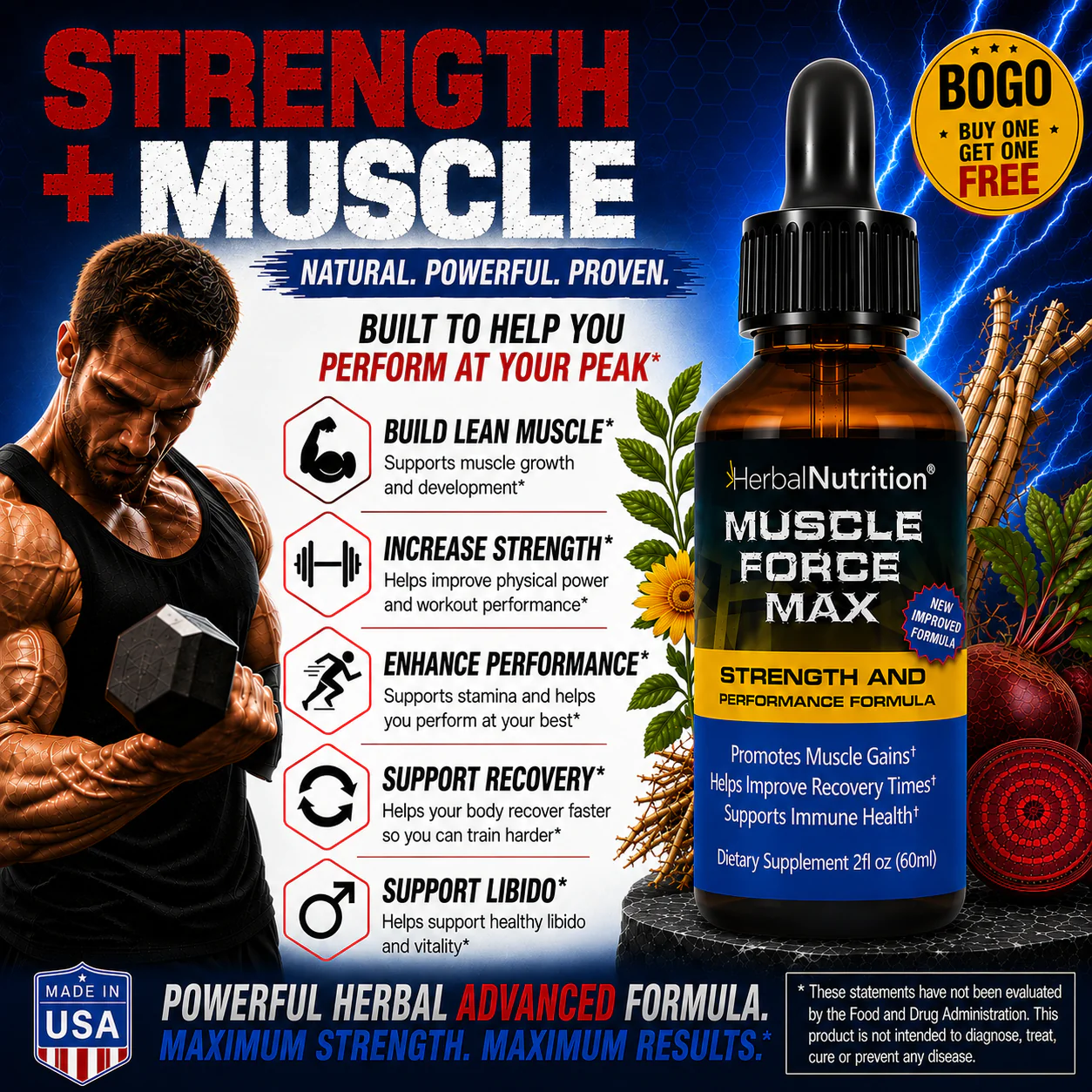 Muscle Force Max for Strength & Muscle