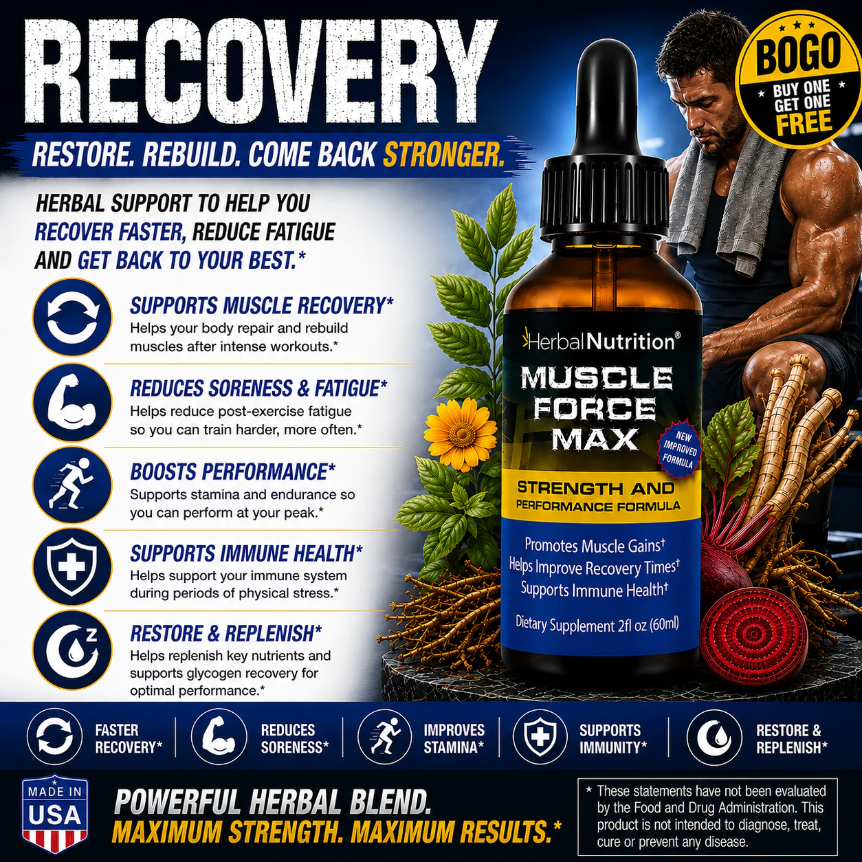Muscle Force Max for Recovery