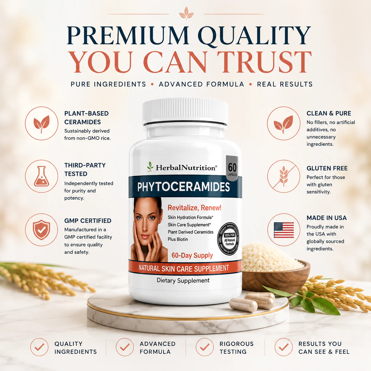 Premium Quality Phytoceramides