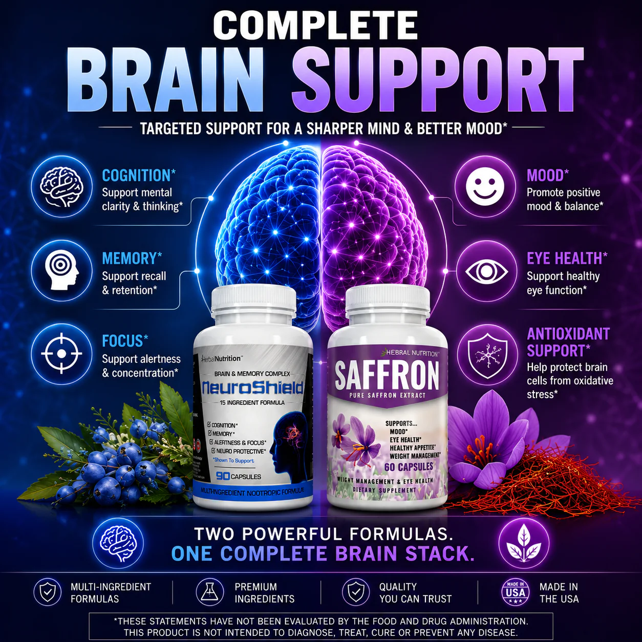 Brain Stack complete brain support