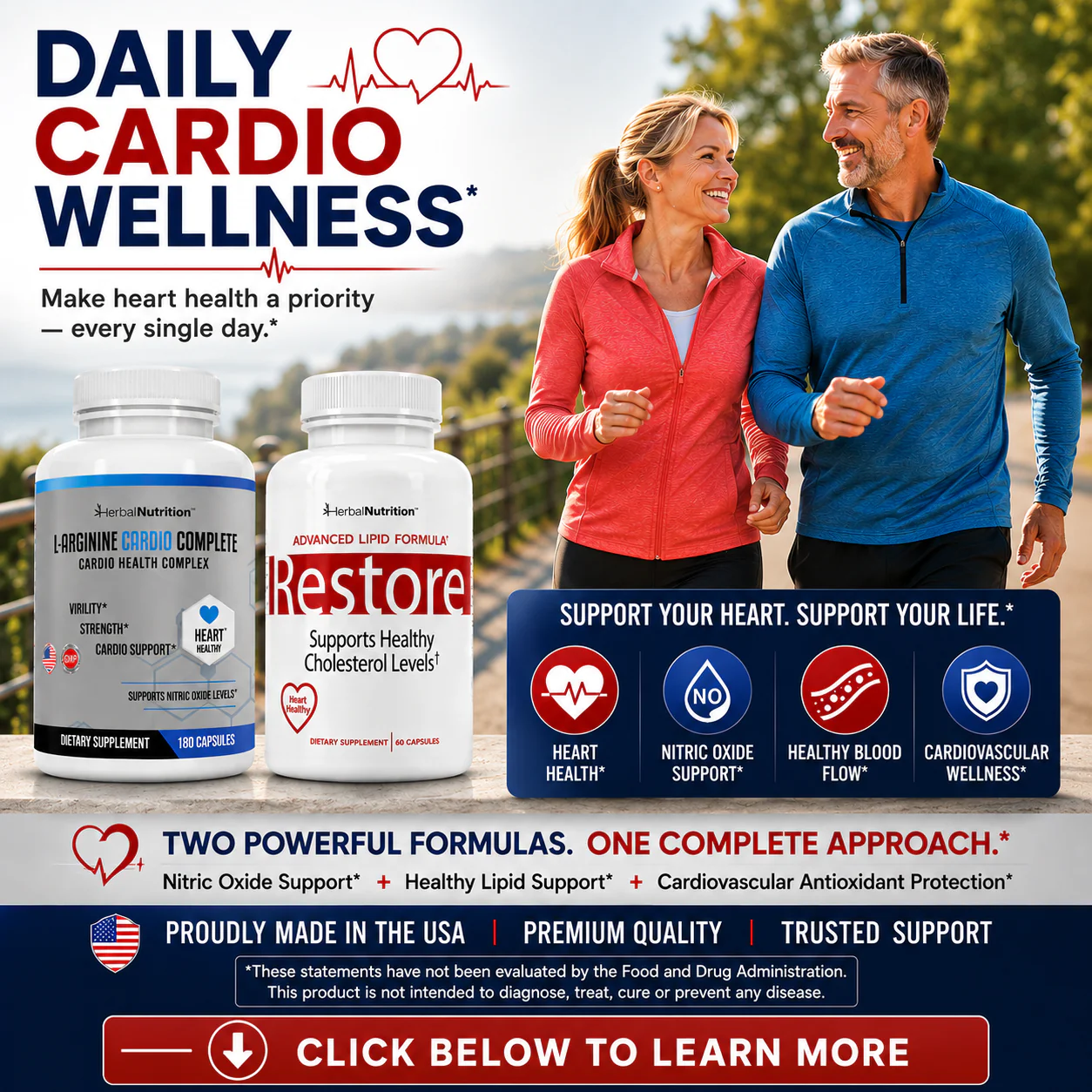 Cardio Stack: L-Arginine Cardio Complete & Restore