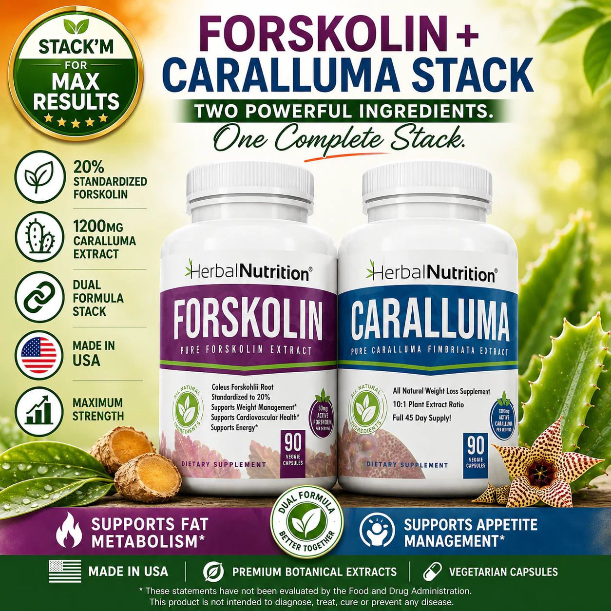 Stack - Caralluma & Forskolin