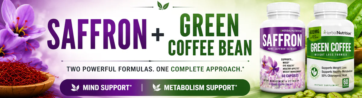 Saffron and Green Coffee Bean