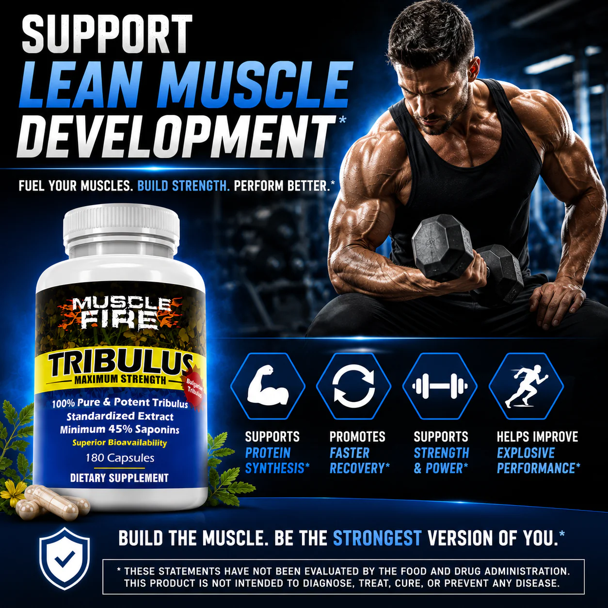 Tribulus for Muscle Development