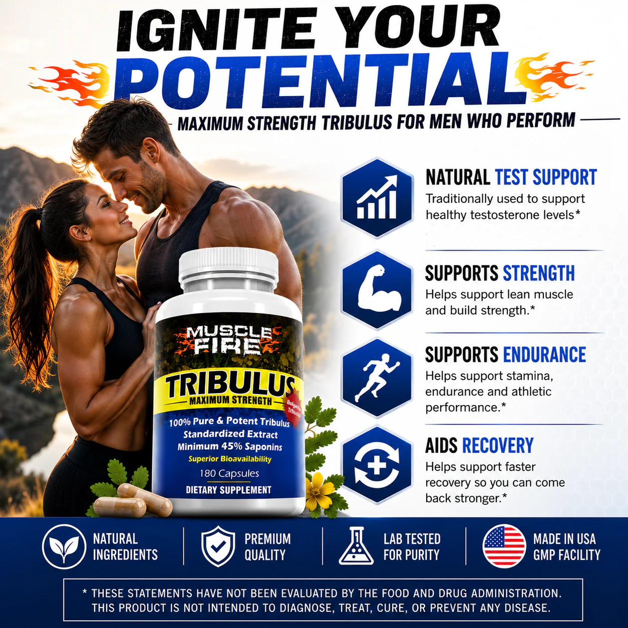 Tribulus Boosts Test Levels
