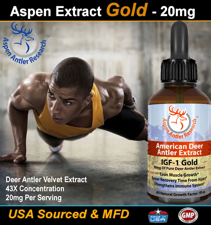 Aspen Deer Antler Velvet Gold Extract