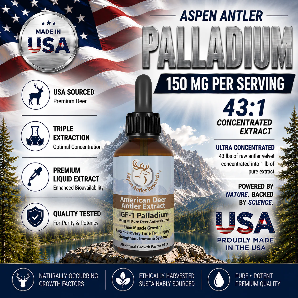Aspen Extract Palladium 150mg