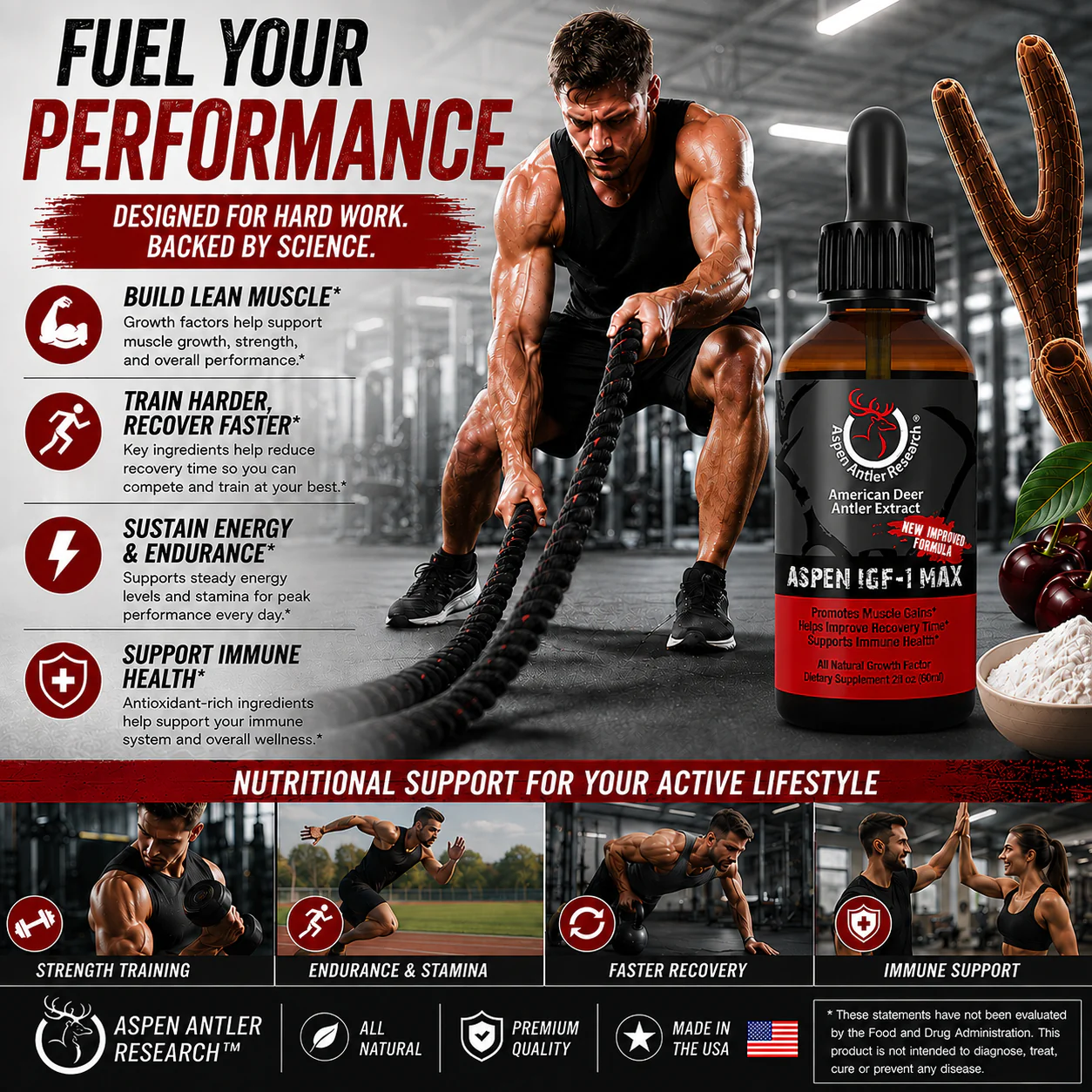 Aspen IGF-1 Max Fuel Your Performance