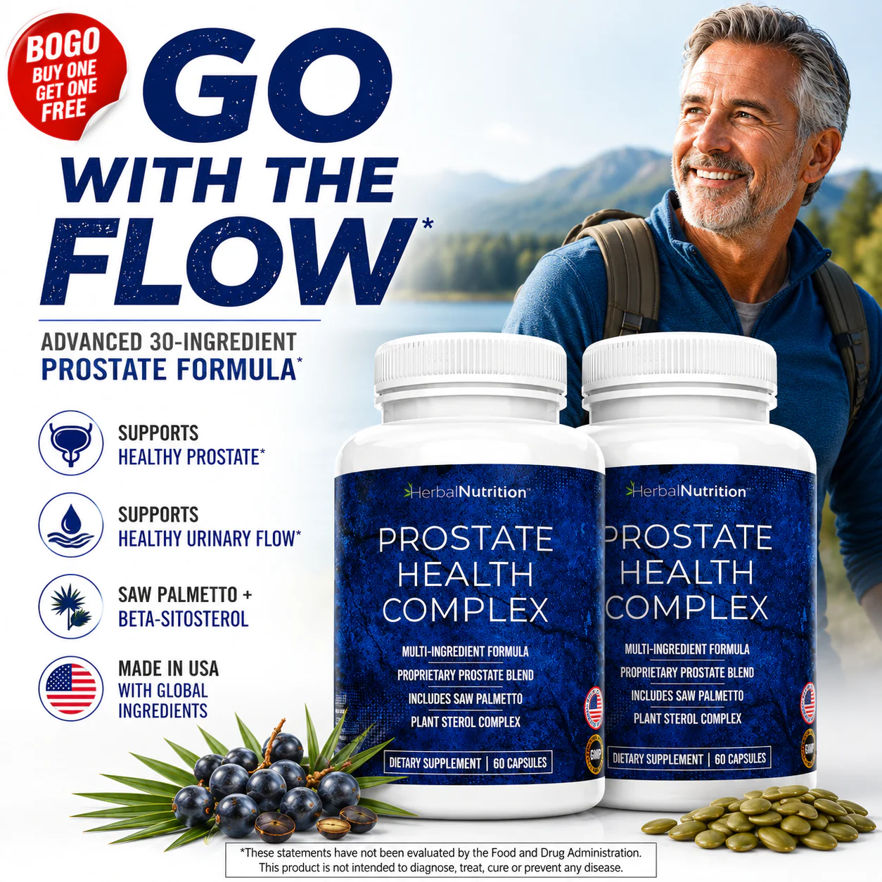 Prostate Supplement Complex with Saw Palmetto
