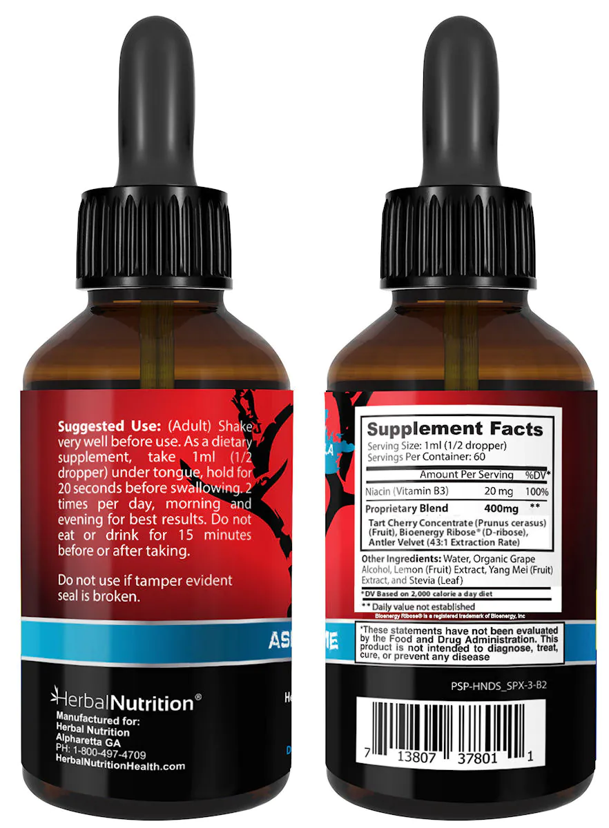 Aspen IGF-1 Extreme Back of Bottles