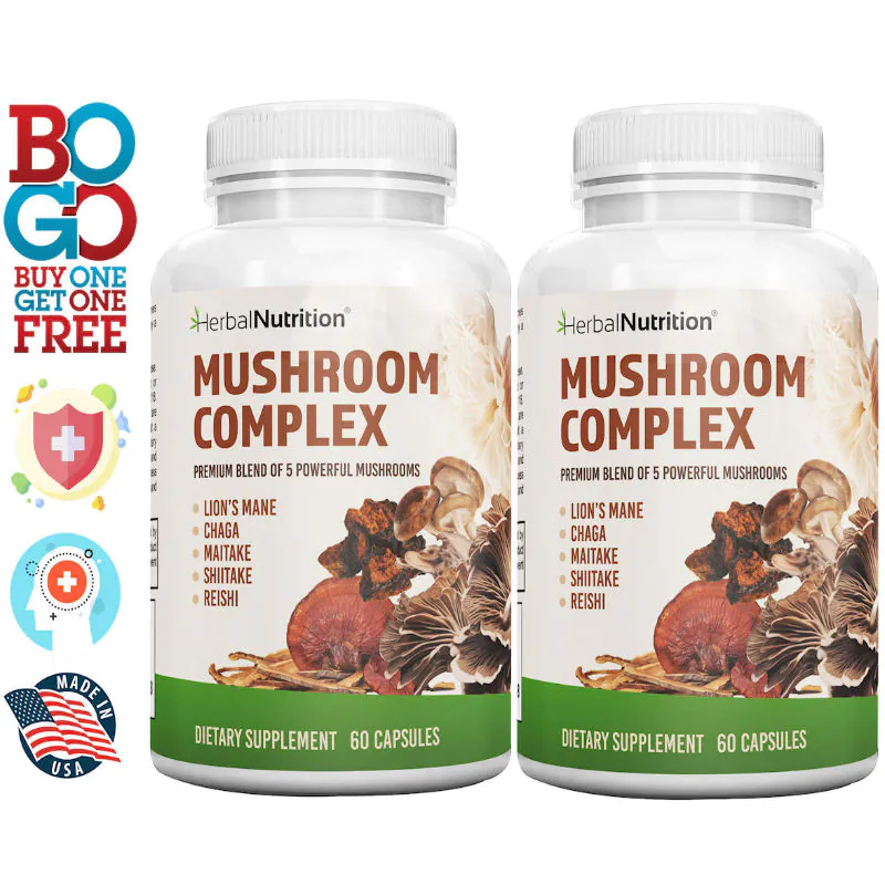 BOGO Mushroom Complex Two Bottle Pack