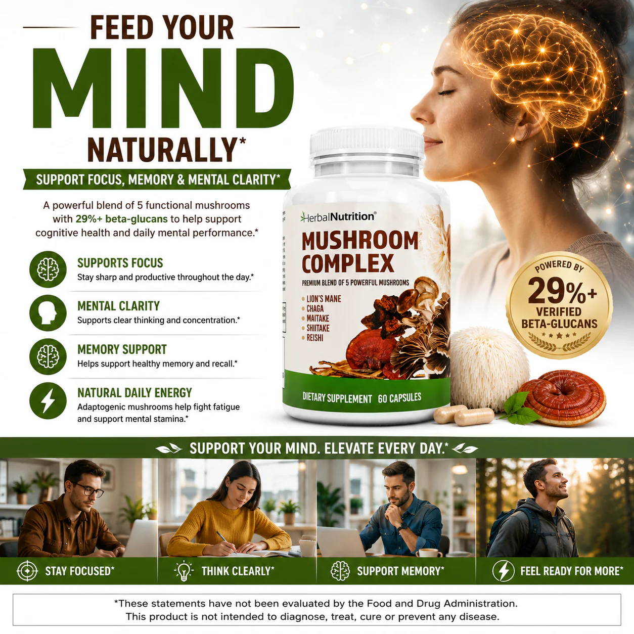 Mushrooms for Brain Support