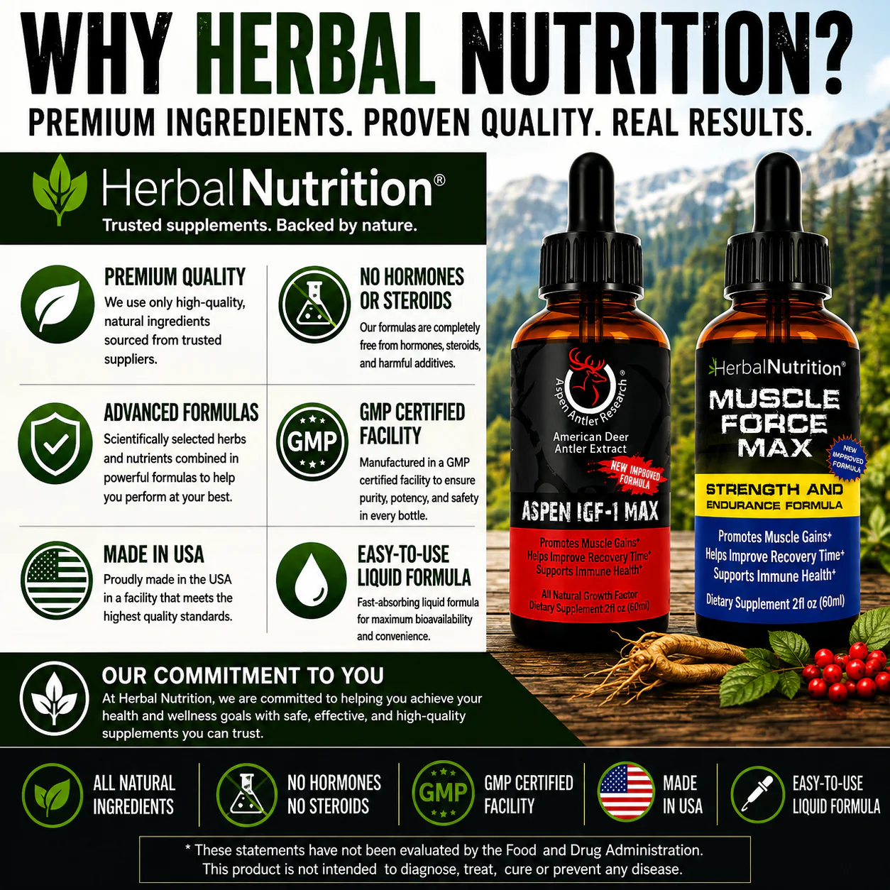 Stack Muscle Force Max Aspen Max Why Herbal Nutrition
