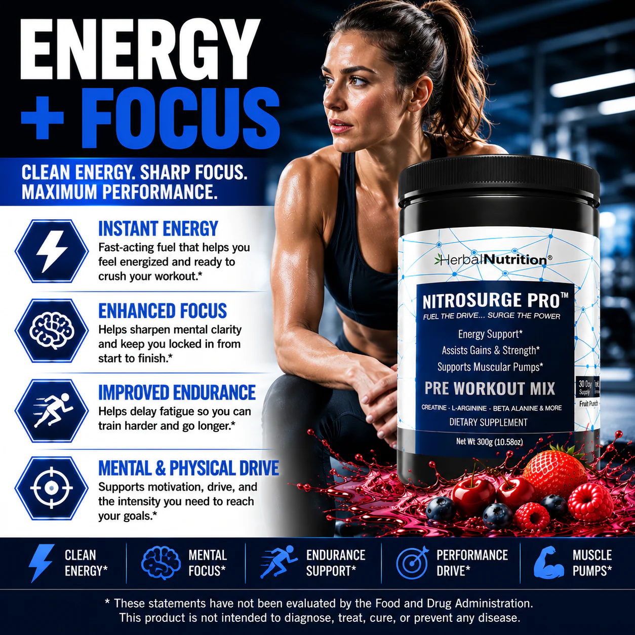 Nitrosurge Pro Key for Energy & Focus